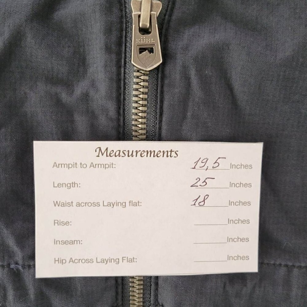 Kuhl  Dark Grey Windbreaker # 260  Size S - Picture 7 of 16